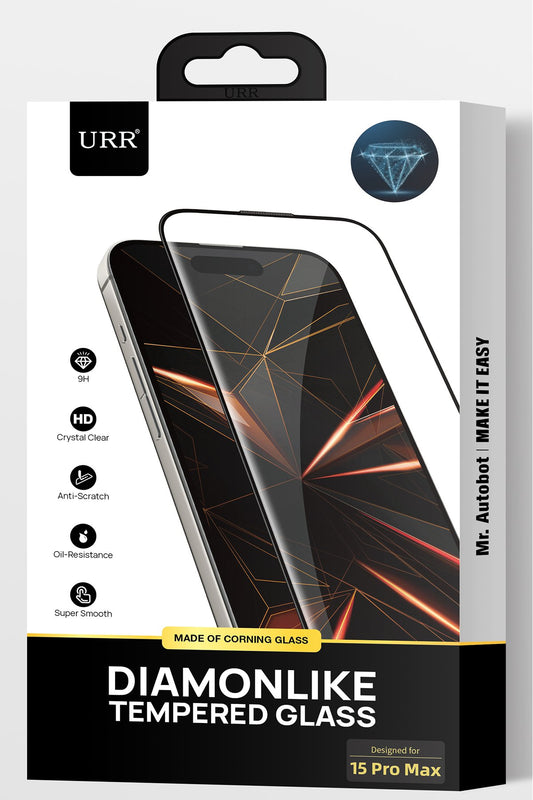 URR iPhone 14 Pro Max Diamonlike Corning Glass 3X Shatterproof Sapphire Cam Ekran Koruyucu